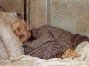 Sylvestro Lega Giuseppe Mazzini on his Death Bed Germany oil painting artist